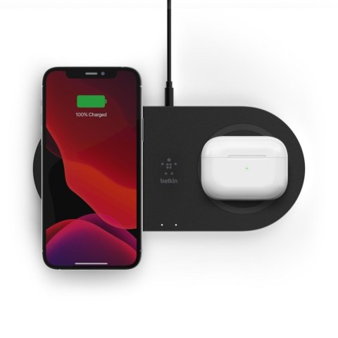 Belkin BOOST^CHARGE Charging Dual Pads 15W, CZARNA Belkin BOOST^CHARGE Charging Dual Pads 15W, CZARNA