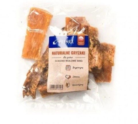 PETMEX Ścięgno wołowe - gryzak dla psa - 500g PETMEX Ścięgno wołowe - gryzak dla psa - 500g