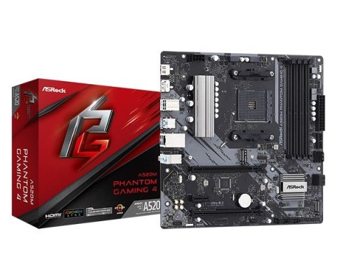 Płyta główna Asrock A520M PHANTOM GAMING 4 Płyta główna Asrock A520M PHANTOM GAMING 4