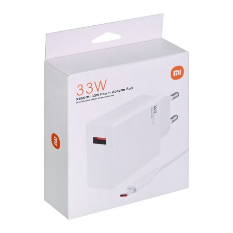Xiaomi charger 33W + USB C cable Xiaomi charger 33W + USB C cable