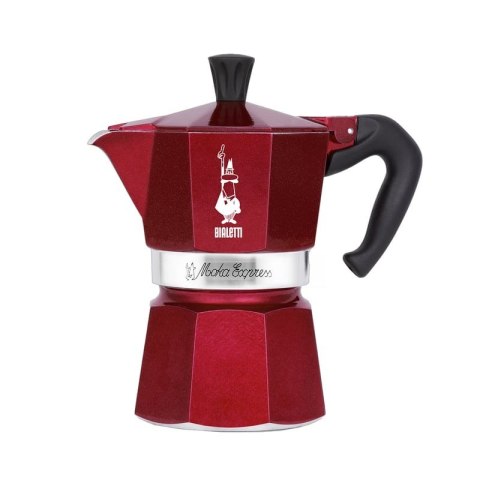 Bialetti - Deco Glamour - Moka Express 3tz Czerwona Bialetti - Deco Glamour - Moka Express 3tz Czerwona