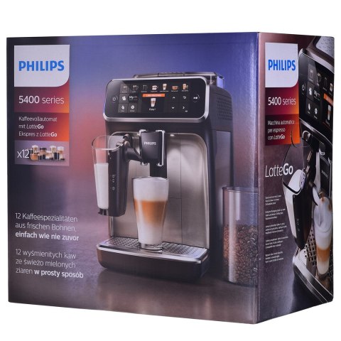Ekspres ciśnieniowy Philips EP5443/90 LatteGo Ekspres ciśnieniowy Philips EP5443/90 LatteGo
