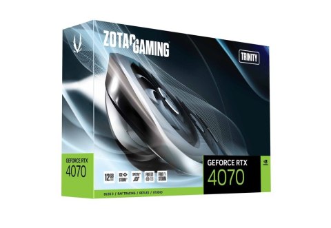 Karta graficzna ZOTAC GAMING GeForce RTX 4070 Trinity 12GB GDDR6X DLSS 3 Karta graficzna ZOTAC GAMING GeForce RTX 4070 Trinity 12GB GDDR6X DLSS 3