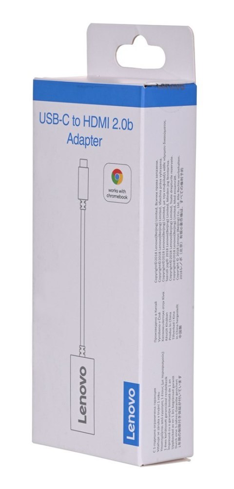 Adapter Lenovo USB-C/HDMI 2.0, GX90R61025, czarny Adapter Lenovo USB-C/HDMI 2.0, GX90R61025, czarny