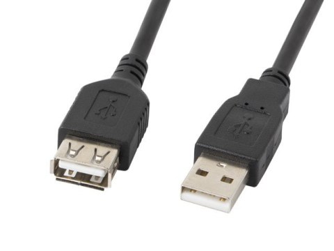 Kabel Lanberg CA-USBE-10CC-0007-BK (USB 2.0 M - USB 2.0 F; 0,7m; kolor czarny) Kabel Lanberg CA-USBE-10CC-0007-BK (USB 2.0 M - USB 2.0 F; 0,7m; kolor czarny)