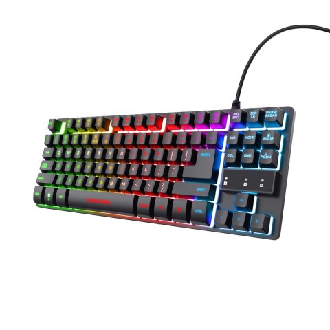 Klawiatura gamingowa TRUST GXT833 THADO TKL US Klawiatura gamingowa TRUST GXT833 THADO TKL US