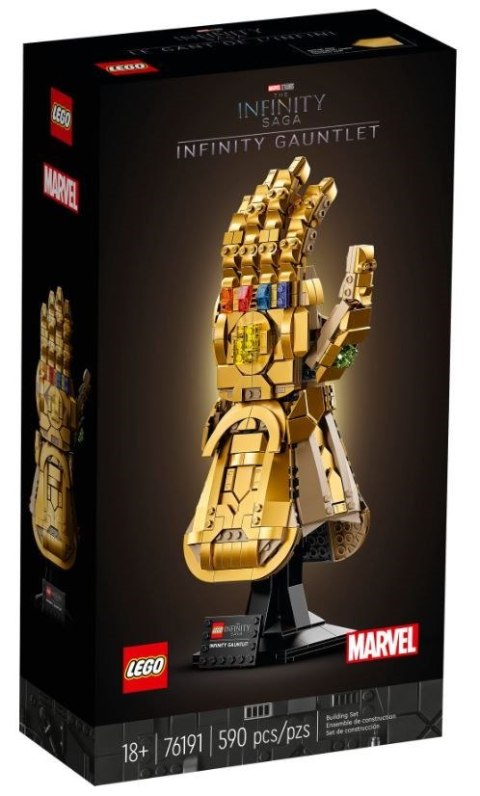 LEGO Super Heroes 76191 Rękawica Nieskończoności LEGO Super Heroes 76191 Rękawica Nieskończoności
