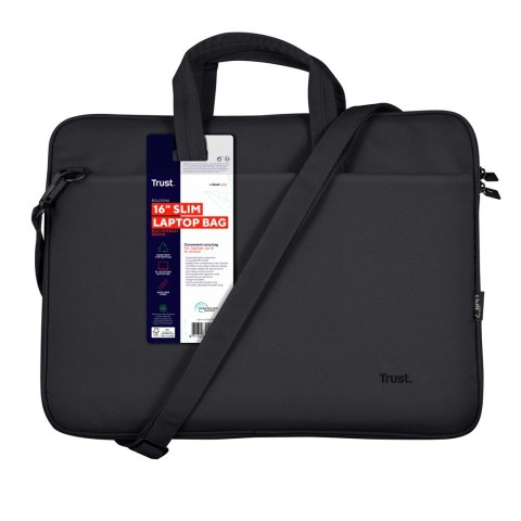Torba do laptopa TRUST Bologna 16" ECO BLACK Torba do laptopa TRUST Bologna 16" ECO BLACK