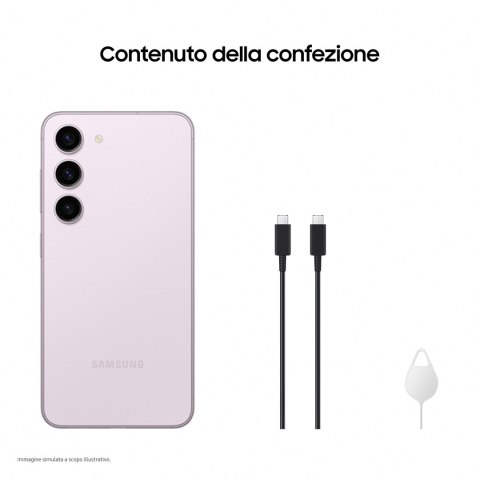 Smartfon Samsung Galaxy S23 (S911) 8/256GB 6,1" Dynamic AMOLED 2X 2340x1080 3900mAh Dual SIM 5G Lavender Smartfon Samsung Galaxy S23 (S911) 8/256GB 6,1" Dynamic AMOLED 2X 2340x1080 3900mAh Dual SIM 5G Lavender