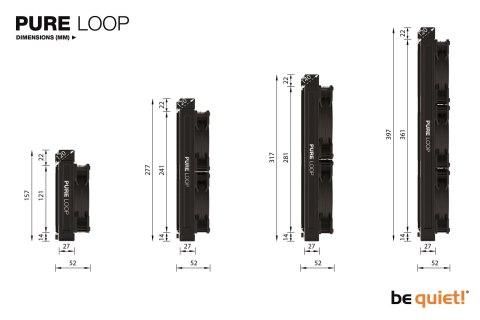 CHŁODZENIE BE QUIET! Pure Loop 240mm CHŁODZENIE BE QUIET! Pure Loop 240mm
