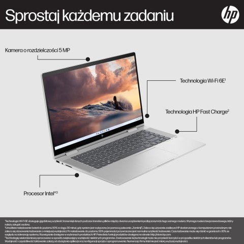 HP ENVY x360 15-fe0015nw i5-1335U 15.6"FHD Touch 16GB DDR4 SSD512 Win11 HP ENVY x360 15-fe0015nw i5-1335U 15.6"FHD Touch 16GB DDR4 SSD512 Win11
