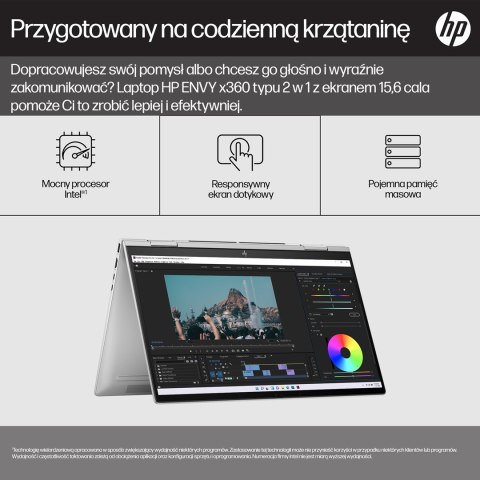 HP ENVY x360 15-fe0015nw i5-1335U 15.6"FHD Touch 16GB DDR4 SSD512 Win11 HP ENVY x360 15-fe0015nw i5-1335U 15.6"FHD Touch 16GB DDR4 SSD512 Win11