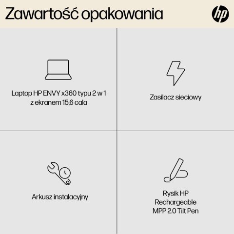 HP ENVY x360 15-fh0006nw Ryzen 5 7530U 15.6"FHD Touch IPS 250nits 16GB LPDDR4 SSD512 Radeon Integrated Graphics No ODD Win11 2Y HP ENVY x360 15-fh0006nw Ryzen 5 7530U 15.6"FHD Touch IPS 250nits 16GB LPDDR4 SSD512 Radeon Integrated Graphics No ODD Win11 2Y