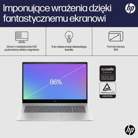HP Envy 17-cw0229nw i5-13500H 17.3"FHD IPS 300nits 16GB DDR4 SSD512 Intel Iris Xe IR Camera Win11 2Y Natural Silver HP Envy 17-cw0229nw i5-13500H 17.3"FHD IPS 300nits 16GB DDR4 SSD512 Intel Iris Xe IR Camera Win11 2Y Natural Silver