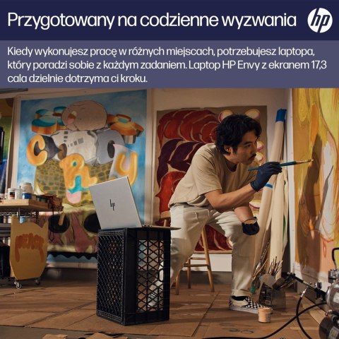 HP Envy 17-cw0229nw i5-13500H 17.3"FHD IPS 300nits 16GB DDR4 SSD512 Intel Iris Xe IR Camera Win11 2Y Natural Silver HP Envy 17-cw0229nw i5-13500H 17.3"FHD IPS 300nits 16GB DDR4 SSD512 Intel Iris Xe IR Camera Win11 2Y Natural Silver