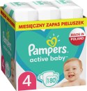 PAMPERS Pieluchy AB Monthly Rozm. 4, 9-14kg, 180szt