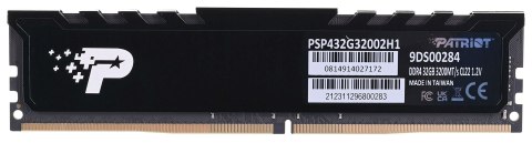 PATRIOT DDR4 Signature Premium 32GB 3200MHz PATRIOT DDR4 Signature Premium 32GB 3200MHz