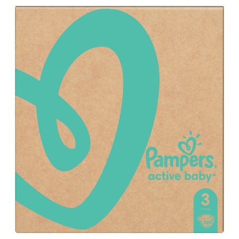 Pampers Zestaw pieluch Active Baby MTH Box 3 (6-10 kg); 208 Pampers Zestaw pieluch Active Baby MTH Box 3 (6-10 kg); 208