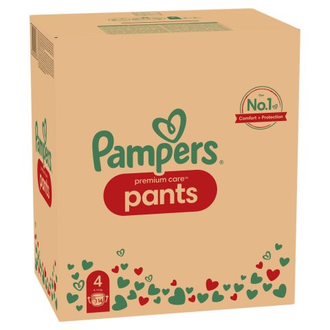 Pieluchy PAMPERS Premium PANTS MTH rozm 4 (9-15kg) 114szt Pieluchy PAMPERS Premium PANTS MTH rozm 4 (9-15kg) 114szt