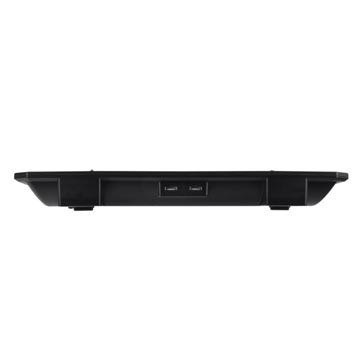 Podkładka chłodząca pod laptop Thermaltake Massive TM CL-N002-PL12BL-A (17.x cala; 2 wentylatory; HUB) Podkładka chłodząca pod laptop Thermaltake Massive TM CL-N002-PL12BL-A (17.x cala; 2 wentylatory; HUB)
