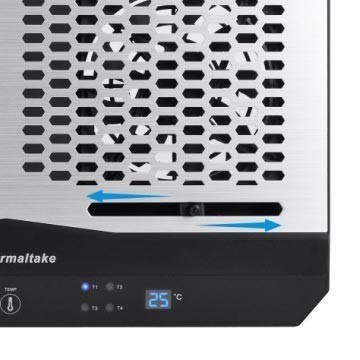 Podkładka chłodząca pod laptop Thermaltake Massive TM CL-N002-PL12BL-A (17.x cala; 2 wentylatory; HUB) Podkładka chłodząca pod laptop Thermaltake Massive TM CL-N002-PL12BL-A (17.x cala; 2 wentylatory; HUB)