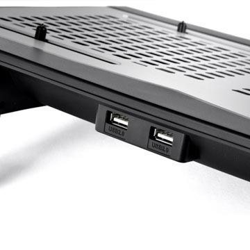 Podkładka chłodząca pod laptop Thermaltake Massive TM CL-N002-PL12BL-A (17.x cala; 2 wentylatory; HUB) Podkładka chłodząca pod laptop Thermaltake Massive TM CL-N002-PL12BL-A (17.x cala; 2 wentylatory; HUB)