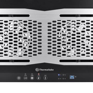 Podkładka chłodząca pod laptop Thermaltake Massive TM CL-N002-PL12BL-A (17.x cala; 2 wentylatory; HUB) Podkładka chłodząca pod laptop Thermaltake Massive TM CL-N002-PL12BL-A (17.x cala; 2 wentylatory; HUB)