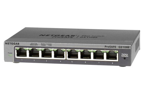 Switch NETGEAR GS108E-300PES (8x 10/100/1000Mbps) Switch NETGEAR GS108E-300PES (8x 10/100/1000Mbps)