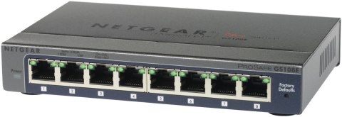 Switch NETGEAR GS108E-300PES (8x 10/100/1000Mbps) Switch NETGEAR GS108E-300PES (8x 10/100/1000Mbps)