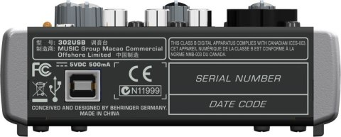Behringer 302USB - Mikser audio Behringer 302USB - Mikser audio