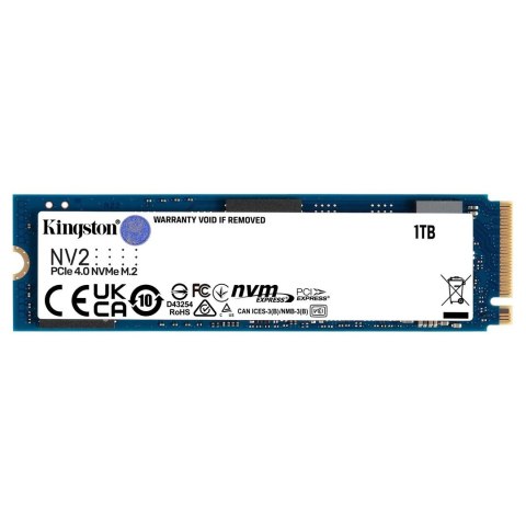 Dysk SSD Kingston NV2 (1TB; M.2 2280; PCIe 4.0 x4 NVMe; SNV2S/1000G) Dysk SSD Kingston NV2 (1TB; M.2 2280; PCIe 4.0 x4 NVMe; SNV2S/1000G)