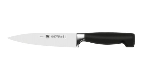 Zestaw noży ZWILLING Four Star 35068-002-0 (Blok do noży, Nożyce x 1, Nóż do warzyw i owoców (10 cm), Nóż do wędlin (16 cm), Nóż Zestaw noży ZWILLING Four Star 35068-002-0 (Blok do noży, Nożyce x 1, Nóż do warzyw i owoców (10 cm), Nóż do wędlin (16 cm), Nóż