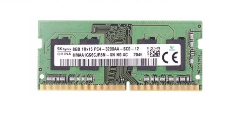 Hynix SO-DIMM 8GB DDR4 1Rx16 3200MHz PC4-25600 HMAA1GS6CJR6N-XN Hynix SO-DIMM 8GB DDR4 1Rx16 3200MHz PC4-25600 HMAA1GS6CJR6N-XN