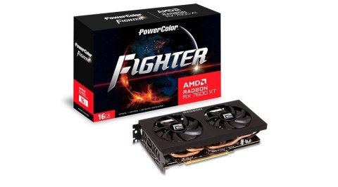 Karta graficzna PowerColor RX 7600 XT Fighter 16GB Karta graficzna PowerColor RX 7600 XT Fighter 16GB