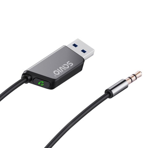 SAVIO TRANSMITER AUX, USB, BLUETOOTH 5.3, FUNKCJA ZESTAWU GŁOŚNOMÓWIĄCEGO, TR-16 SAVIO TRANSMITER AUX, USB, BLUETOOTH 5.3, FUNKCJA ZESTAWU GŁOŚNOMÓWIĄCEGO, TR-16