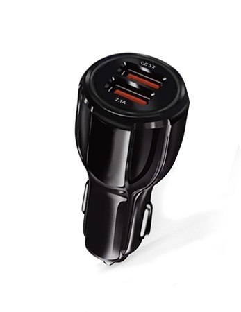 VAKOSS ŁADOWARKA SAMOCHODOWA 2XUSB 3.1+2.1A TP-327 VAKOSS ŁADOWARKA SAMOCHODOWA 2XUSB 3.1+2.1A TP-327
