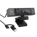 Kamera j5create USB 4K Ultra HD Webcam with 5x Digital Zoom Remote Control USB-C/USB 2.0; kolor czarny JVCU435-N