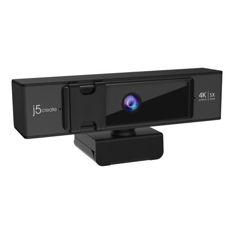 Kamera j5create USB 4K Ultra HD Webcam with 5x Digital Zoom Remote Control USB-C/USB 2.0; kolor czarny JVCU435-N Kamera j5create USB 4K Ultra HD Webcam with 5x Digital Zoom Remote Control USB-C/USB 2.0; kolor czarny JVCU435-N