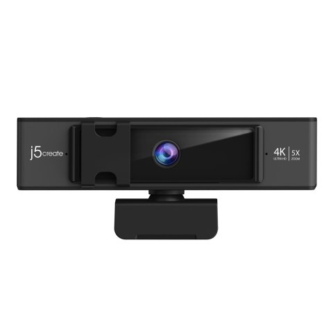 Kamera j5create USB 4K Ultra HD Webcam with 5x Digital Zoom Remote Control USB-C/USB 2.0; kolor czarny JVCU435-N Kamera j5create USB 4K Ultra HD Webcam with 5x Digital Zoom Remote Control USB-C/USB 2.0; kolor czarny JVCU435-N
