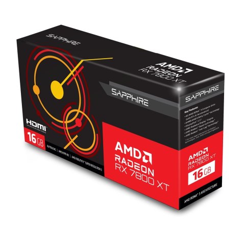 Karta graf. SHAPPHIRE R. 7800 XT GAMING 16GB Karta graf. SHAPPHIRE R. 7800 XT GAMING 16GB