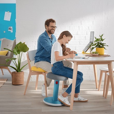 LEITZ Ergonomiczny stołek ERGO COSY, szary LEITZ Ergonomiczny stołek ERGO COSY, szary