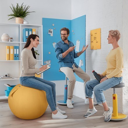 LEITZ Piłka do siedzenia Ergo Cosy, szara LEITZ Piłka do siedzenia Ergo Cosy, szara