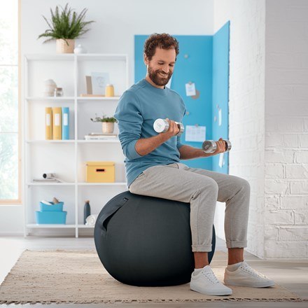 LEITZ Piłka do siedzenia Ergo Cosy, szara LEITZ Piłka do siedzenia Ergo Cosy, szara