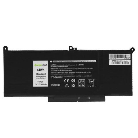 GREEN CELL BATERIA DE148 F3YGT DO DELL LATITUDE 7280 7290 7380 7390 7480 7490 5800MAH 7.6V GREEN CELL BATERIA DE148 F3YGT DO DELL LATITUDE 7280 7290 7380 7390 7480 7490 5800MAH 7.6V