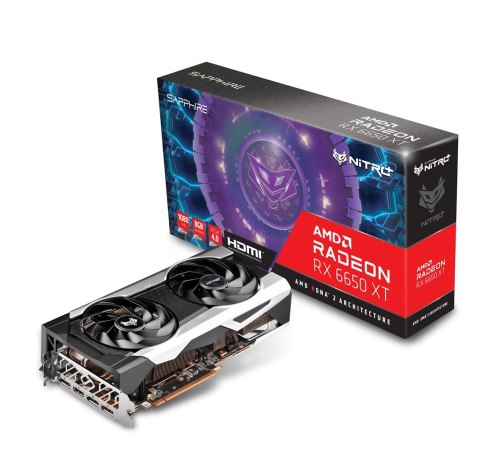 Karta graf. SAPPHIRE NITRO+ RX 6650 XT GAMING OC 8GB GDDR6 (WYPRZEDAŻ) Karta graf. SAPPHIRE NITRO+ RX 6650 XT GAMING OC 8GB GDDR6 (WYPRZEDAŻ)