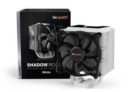 Chłodzenie CPU be quiet! SHADOW ROCK 3 WHITE Chłodzenie CPU be quiet! SHADOW ROCK 3 WHITE