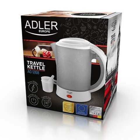 Czajnik elektryczny Adler AD 1268 (600W 0.6l; kolor biały) Czajnik elektryczny Adler AD 1268 (600W 0.6l; kolor biały)