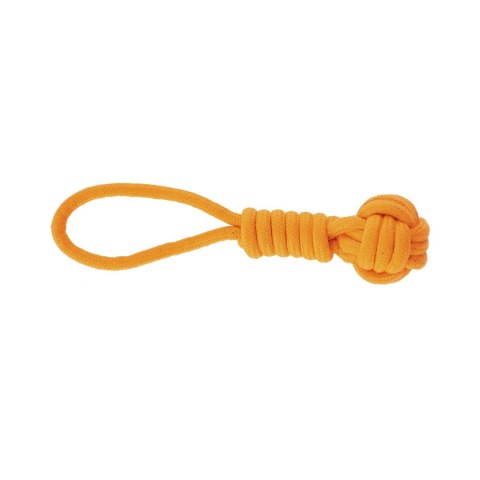 DINGO Piłka+uchwyt wzmocniony 6,5x32cm pomarańczowa DINGO Piłka+uchwyt wzmocniony 6,5x32cm pomarańczowa