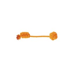 DINGO Piłka z uchwytem plecionym 34cm pomarańczowa