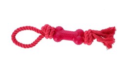DINGO Sznur z kością denta fresh 30,0cm różowy